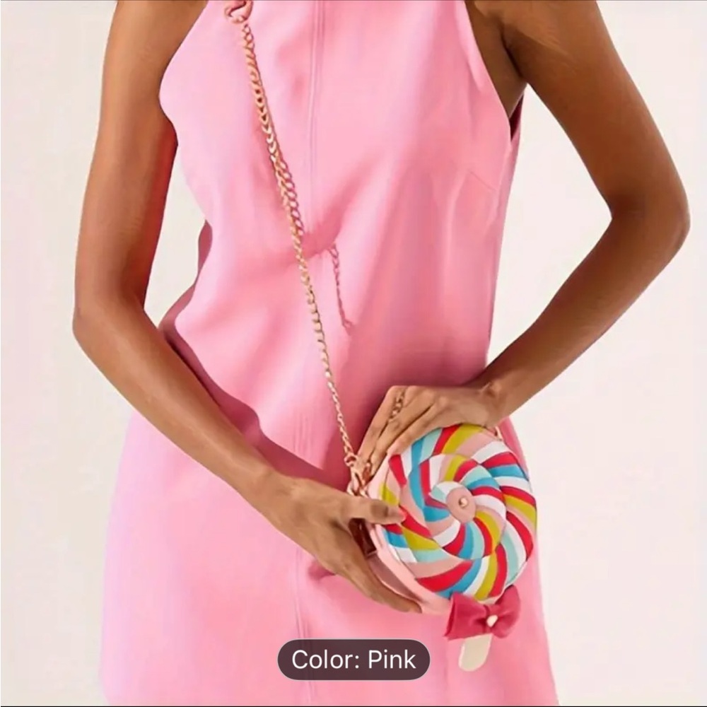 New in the package rainbow lollipop crossbody purse